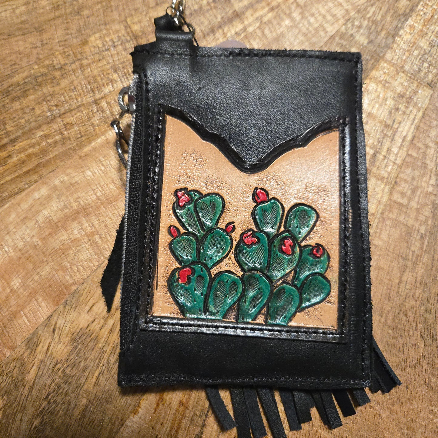 Cactus Keychain Wallet