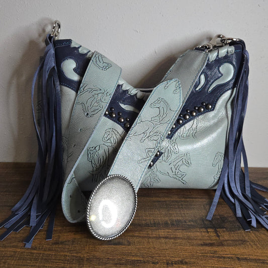 "Bootsy" - 'Boot Top' Style Western Leather Bag