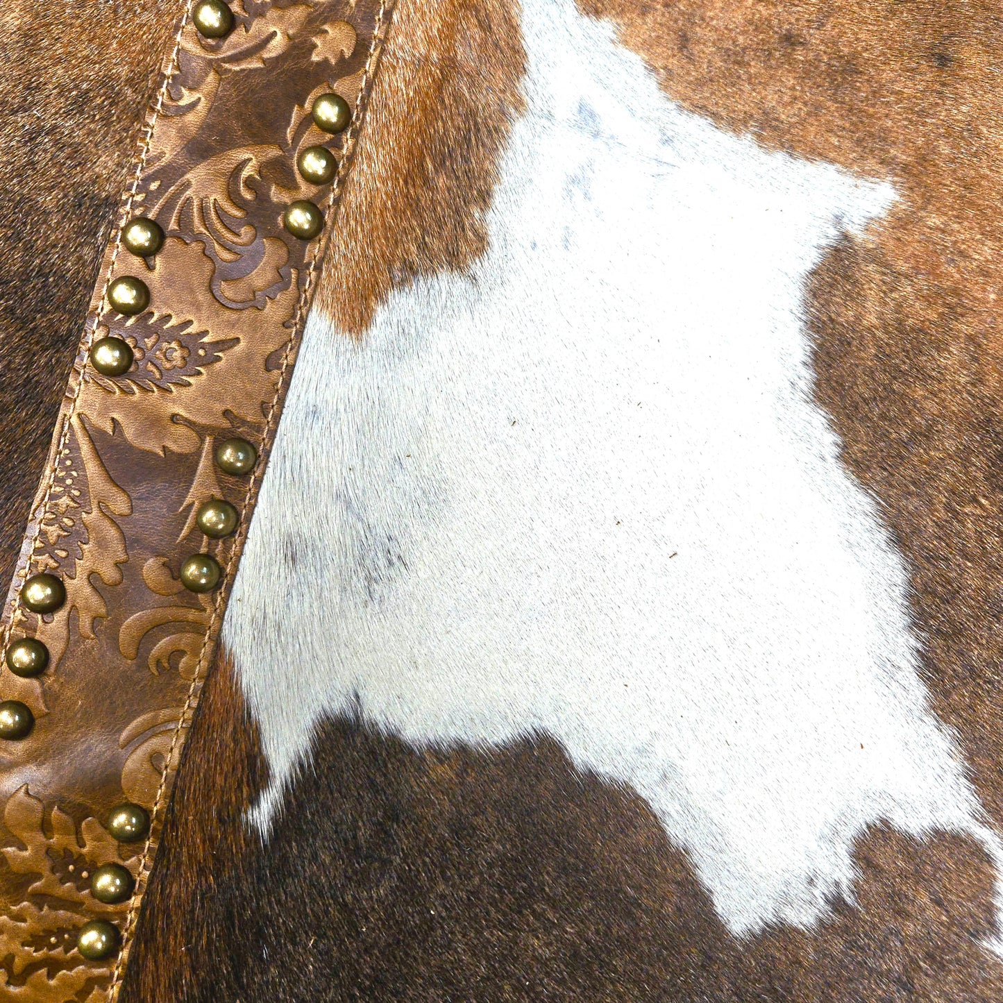 Rustic Elegance Hair-on-Hide Fringe Purse