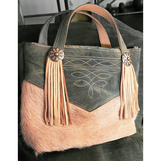 Green and Blonde HoH handbag