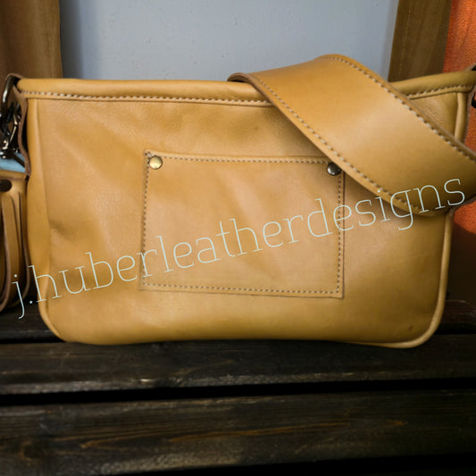 Pacific Crest Pendleton & Harvest Leather Shoulder Bag