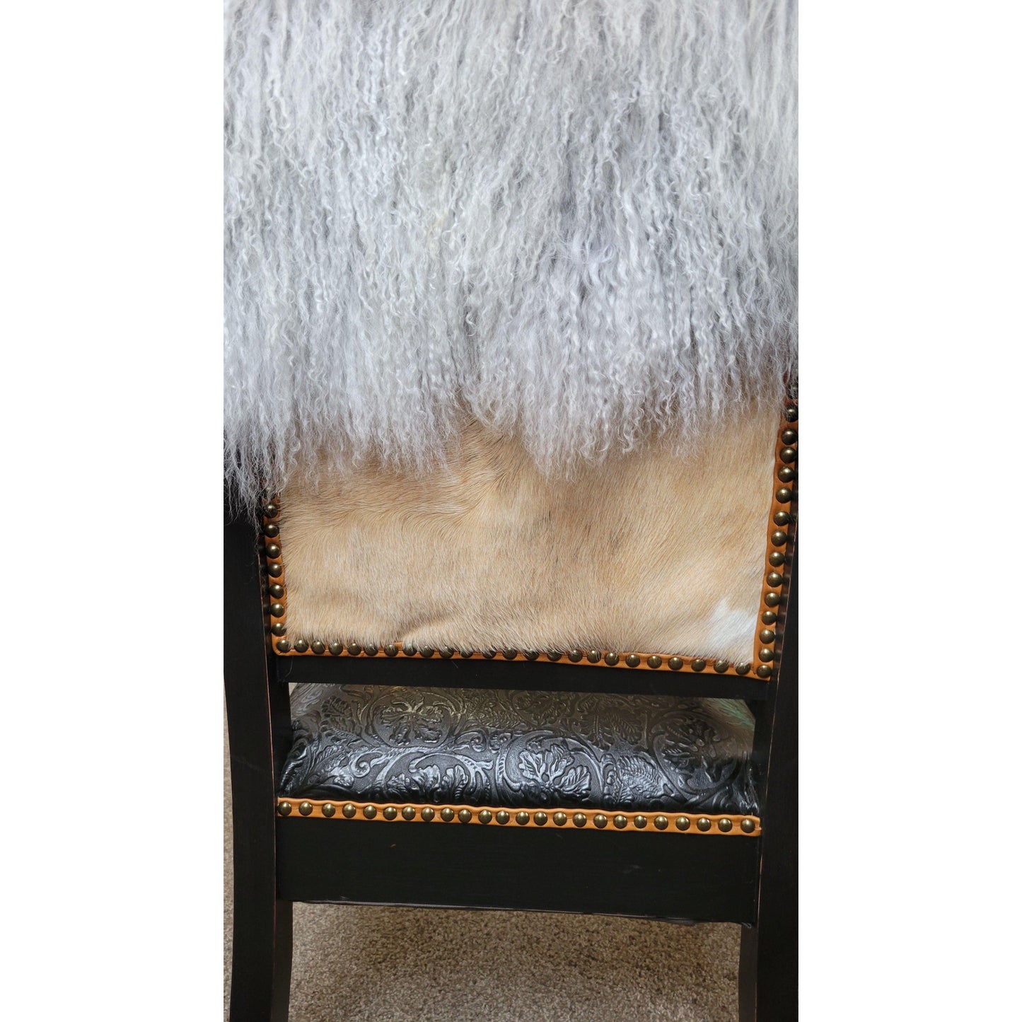 Western upholstered Chair - j.huber leather designs