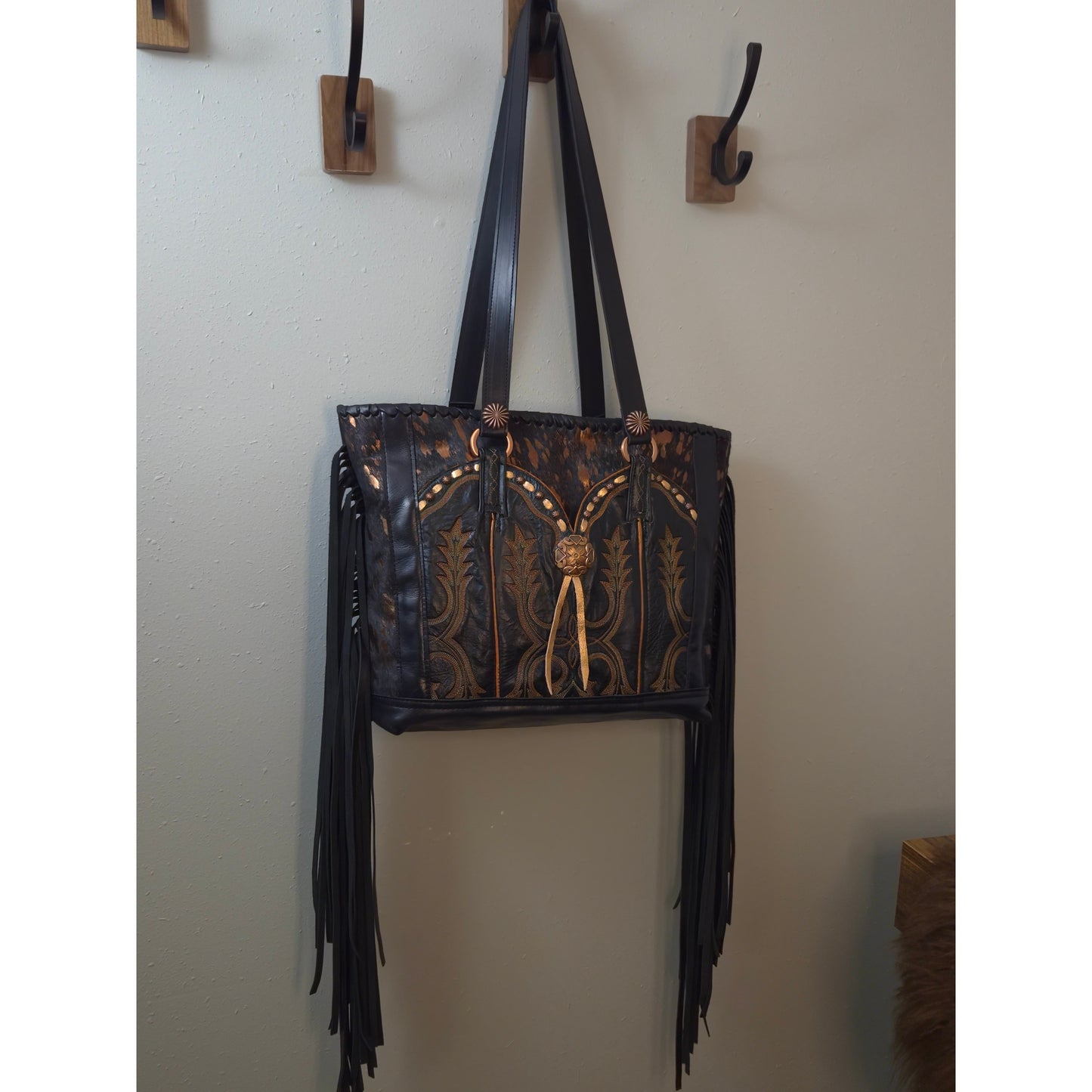 Vintage Tony Lama Boot Top Bag