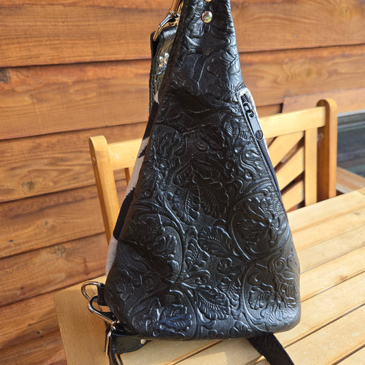 Black and White Sling bag