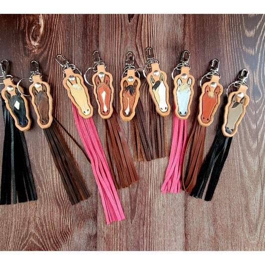 Horse Keychain - j.huber leather designs