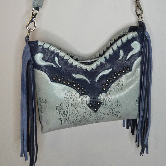 "Bootsy" - 'Boot Top' Style Western Leather Bag