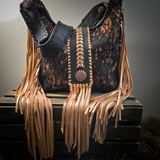 Uptown Cowgirl in Copper and Black