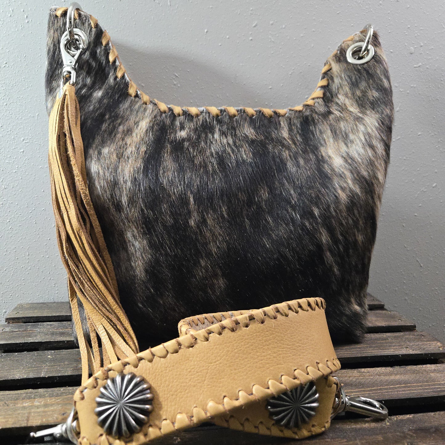 Uptown Cowgirl in Brindle and Wheat