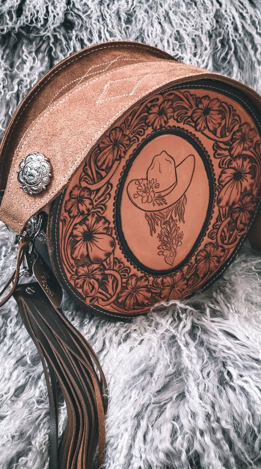 Wildflower Cowgirl 124J - j.huber leather designs