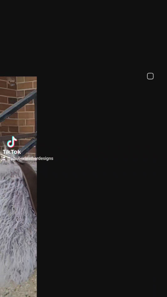 Wooly Tote with Bootstitch detail