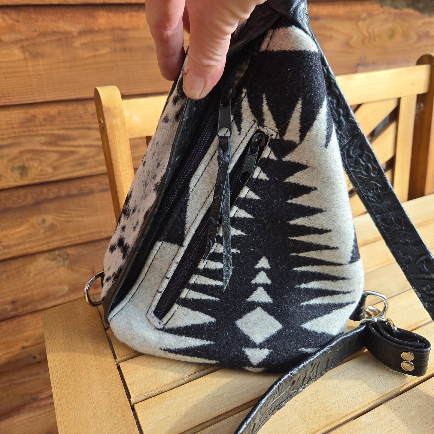 Black and White Sling bag
