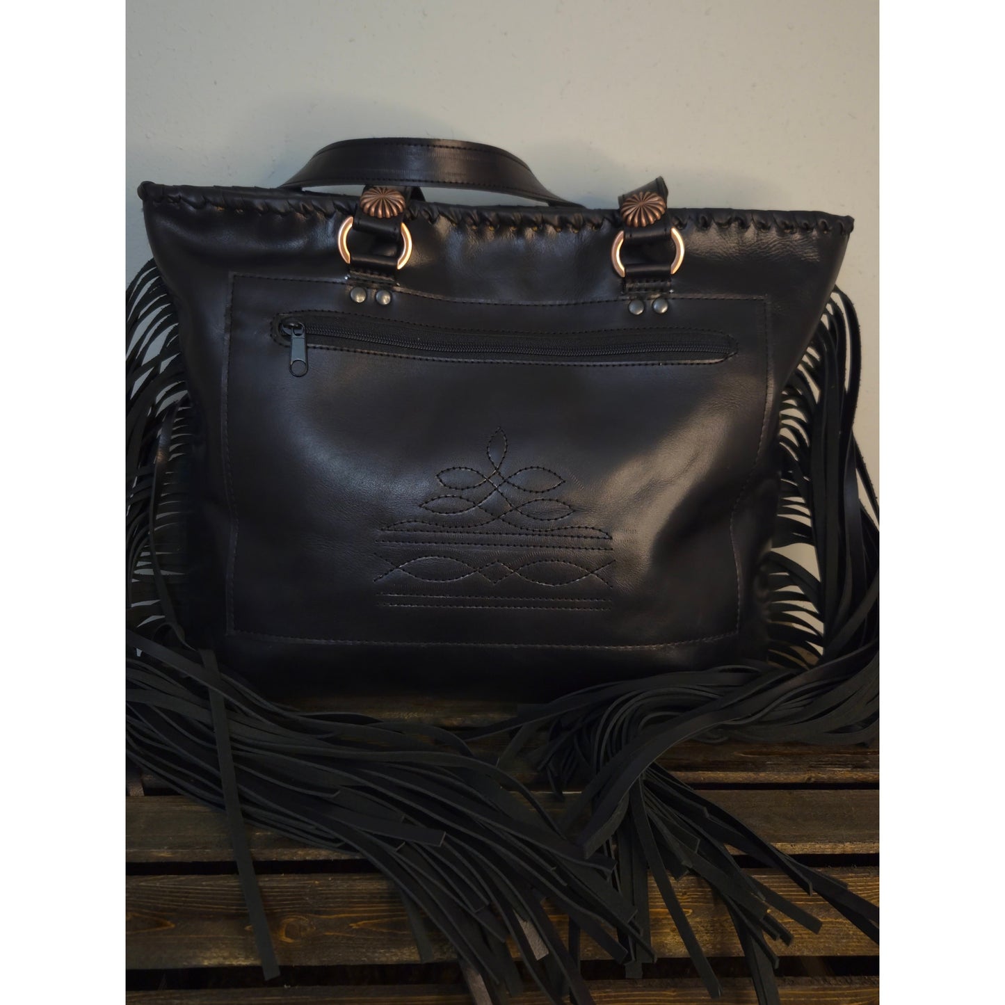 Vintage Tony Lama Boot Top Bag